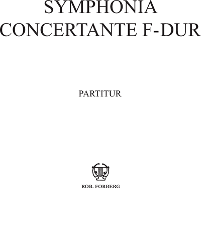 Symphonia Concertante in F major — Christian Cannabich