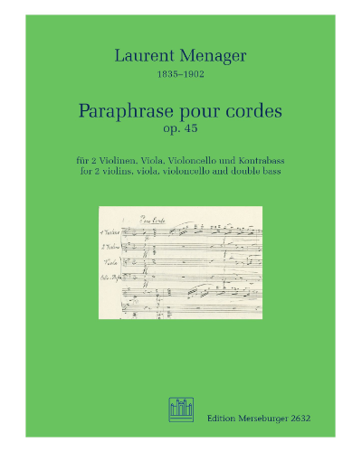 Paraphrase, op. 45 — Laurent Menager