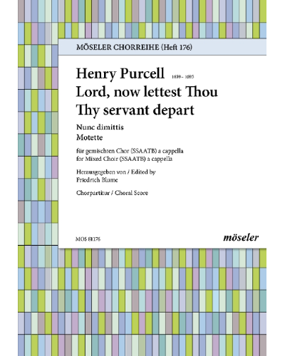 Lord, now lettest Thou Thy servant depart — Henry Purcell