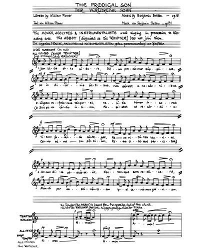 The Prodigal Son, op. 81 — 布里顿