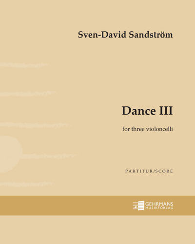 Dance III — 斯文-达维德·桑德斯特伦