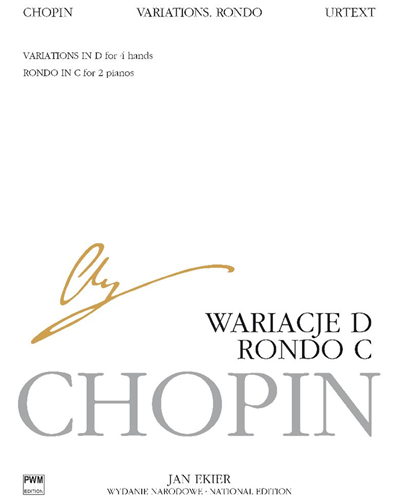 Variations in D major, op. posth. 73 & Rondo in C major — 肖邦