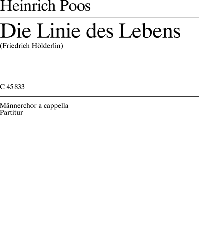 Die Linien des Lebens sind verschieden — Heinrich Poos