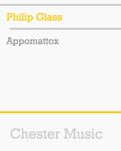 Appomattox — 菲利普·格拉斯