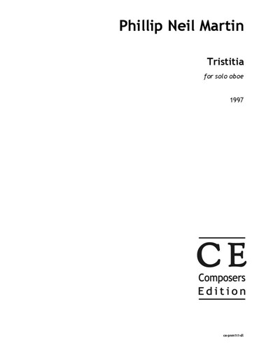 Tristitia — Phillip Neil Martin