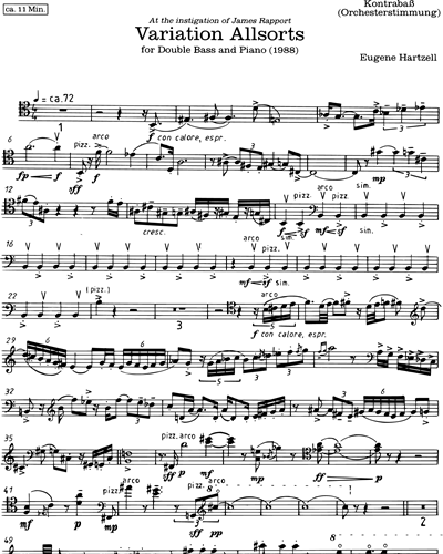 Variation Allsorts — Eugene Hartzell