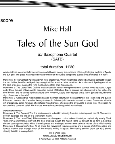 Tales of the Sun God — Mike Hall