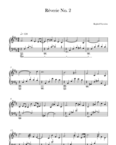 Rêverie No. 2 — Raphael Novarina