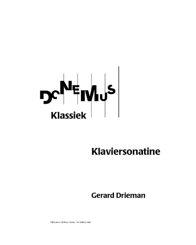Sonatine — Gerard Drieman