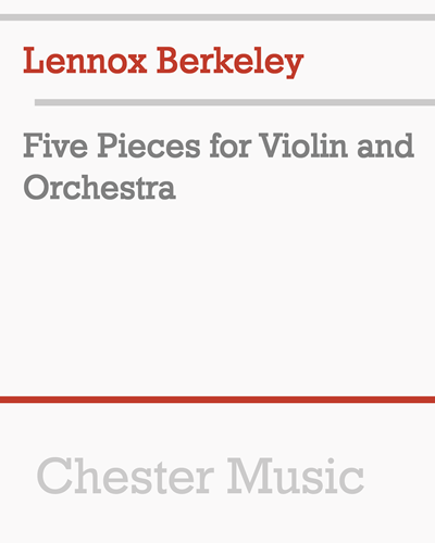 Five Pieces, op. 56 — Lennox Berkeley