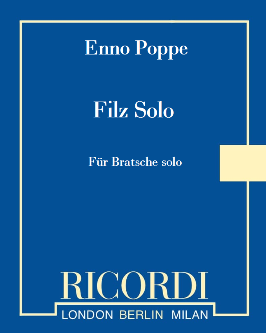 Filz Solo — Enno Poppe