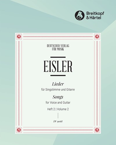 Ausgewählte Lieder — Hanns Eisler