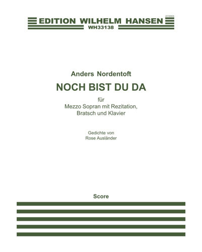 Noch bist du da — Anders Nordentoft