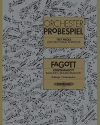 Test Pieces for Orchestral Auditions: Bassoon, Double Bassoon — 合集