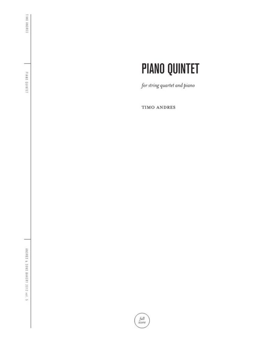 Piano Quintet — Timo Andres