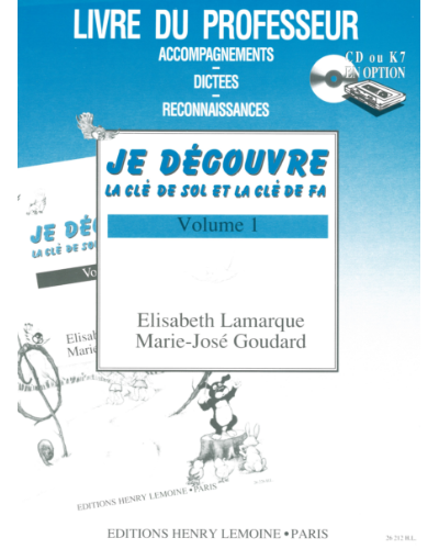 I Discover the Key of G and F, Vol. 1 — Elisabeth Lamarque