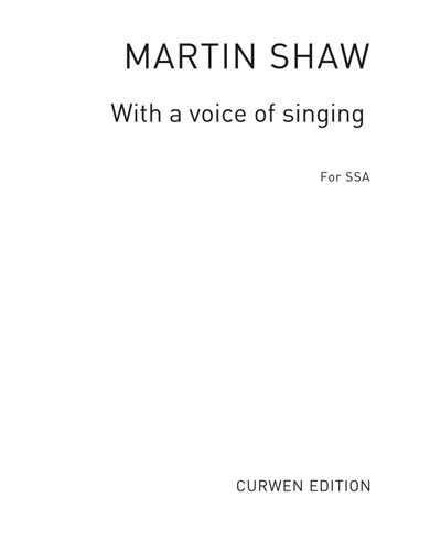 With a voice of singing — Martin Shaw