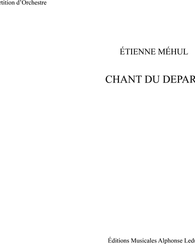 Chant du Départ — Étienne Méhul