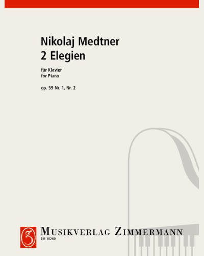 2 Elegies — Nikolai Medtner