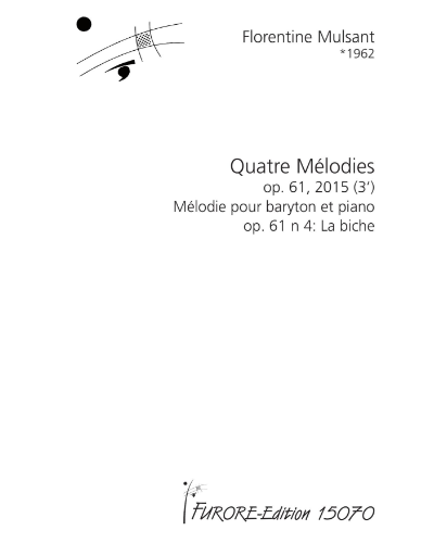 La biche, op. 61 No. 4 (from 'Quatre Mélodies, op. 61') — Florentine Mulsant