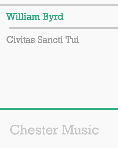 Civitas Sancti Tui — 威廉·伯德