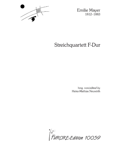 String Quartet in F major — Emilie Mayer