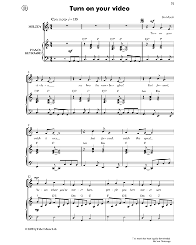 Turn On Your Video (from 'Junior Songscape') — Lin Marsh
