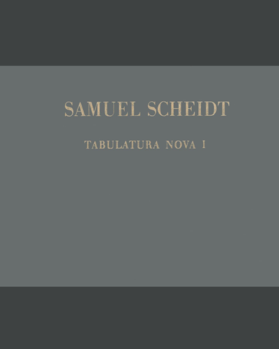 Tabulatura Nova - Teil 1 — 沙伊特