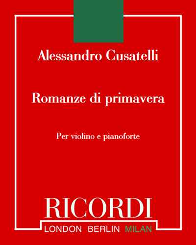 Romanze di primavera — Alessandro Cusatelli