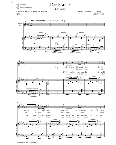Die Forelle, op. 32 — Franz Schubert