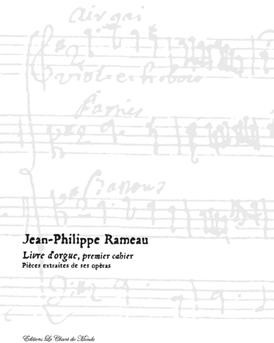 Livre D'Orgue Premier Cahier — 拉莫