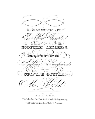 Scottish Melodies — Matthias von Holst