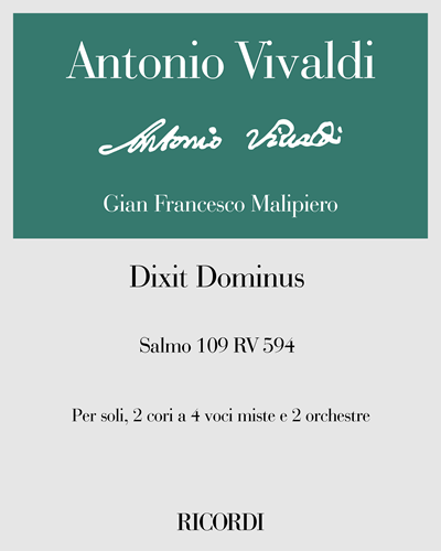 Dixit Dominus Salmo 109, RV 594 — Antonio Vivaldi