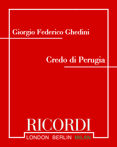 Credo Di Perugia — Giorgio Federico Ghedini