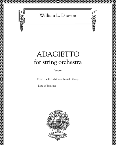 Adagietto — William Dawson