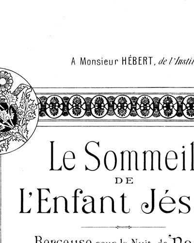 Le Sommeil de L'Enfant Jésus - No. 3 [Original Version] — Henri Büsser