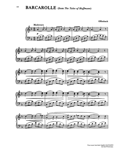 Barcarolle (from 'The Tales of Hoffman') — 奥芬巴赫