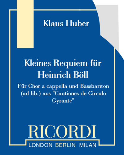 Kleines Requiem für Heinrich Böll — Klaus Huber