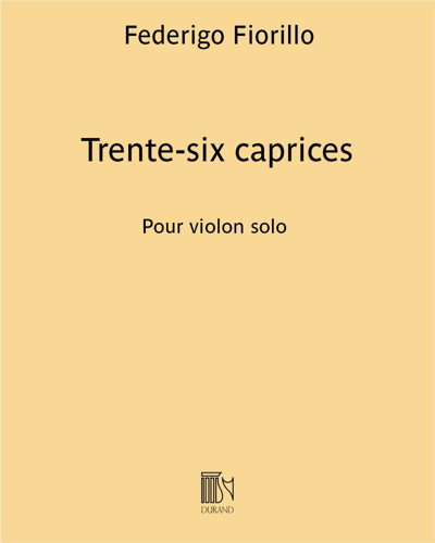 Thirty-six Caprices — Federigo Fiorillo
