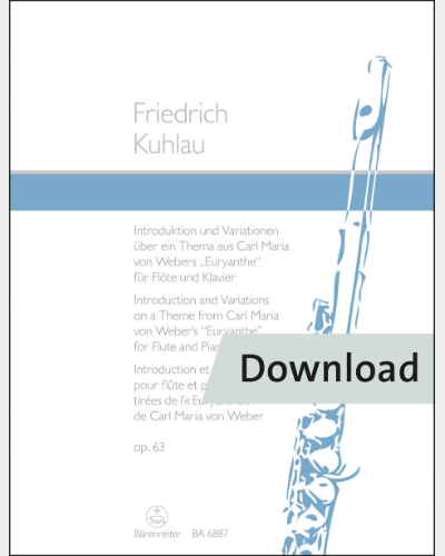 Introduktion und Variationen für Flöte und Klavier — Friedrich Kuhlau