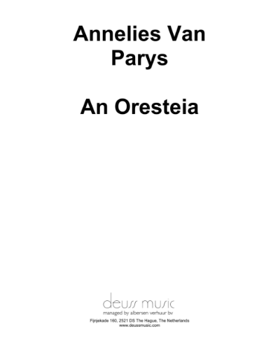 An Oresteia — Annelies Van Parys