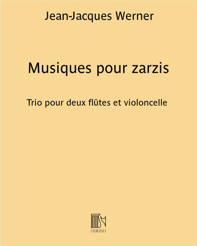 Musiques pour zarzis — Jean-Jacques Werner