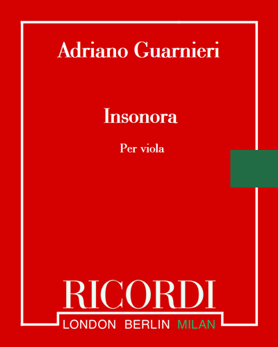 Insonora — Adriano Guarnieri