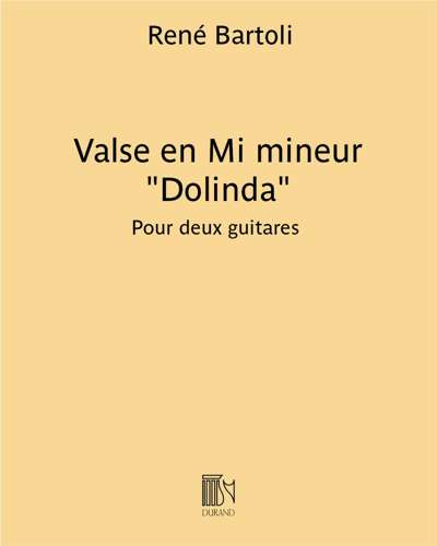Valse en Mi mineur "Dolinda" — René Bartoli