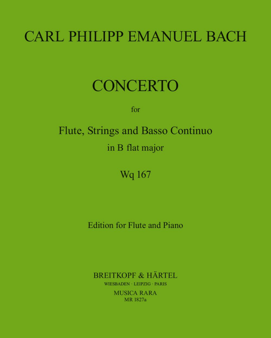 Flute Concerto in B-flat major, Wq 167 — C.P.E.巴赫