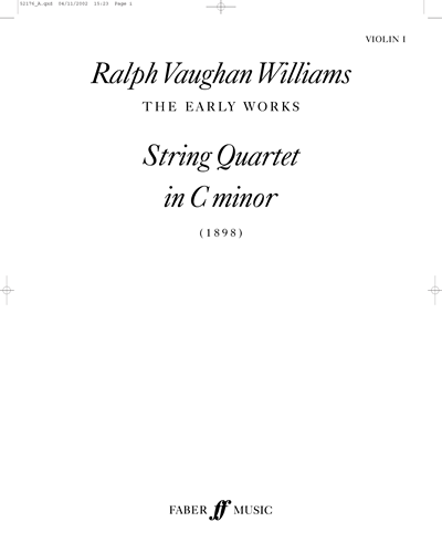 String Quartet in C minor — Ralph Vaughan Williams