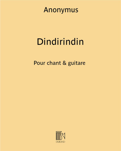 Dindirindin (Villancico) — Anonymous