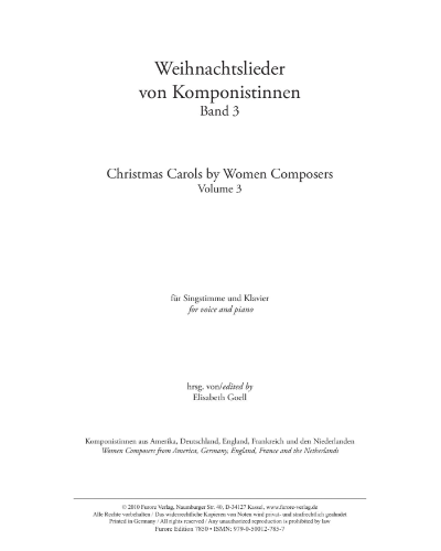 Christmas Carols by Women Composers, Vol. 3 — 埃米·比奇