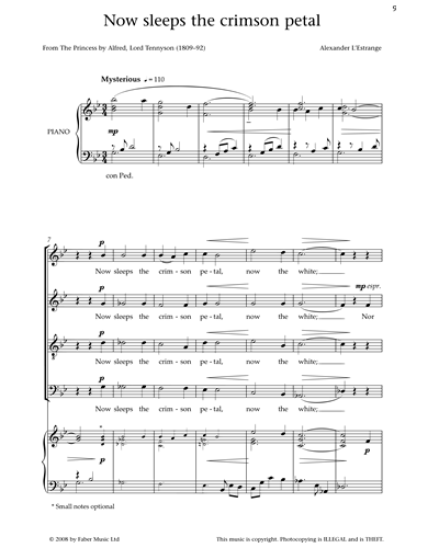 Now Sleeps The Crimson Petal — Alexander L’Estrange