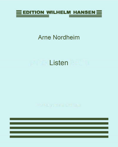 Listen — Arne Nordheim
